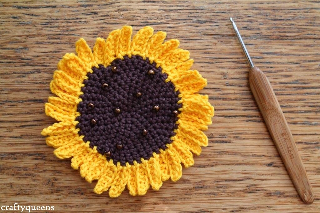Verbazingwekkend New DIY: Crochet Sunflower! - New Leaf Designs WM-31
