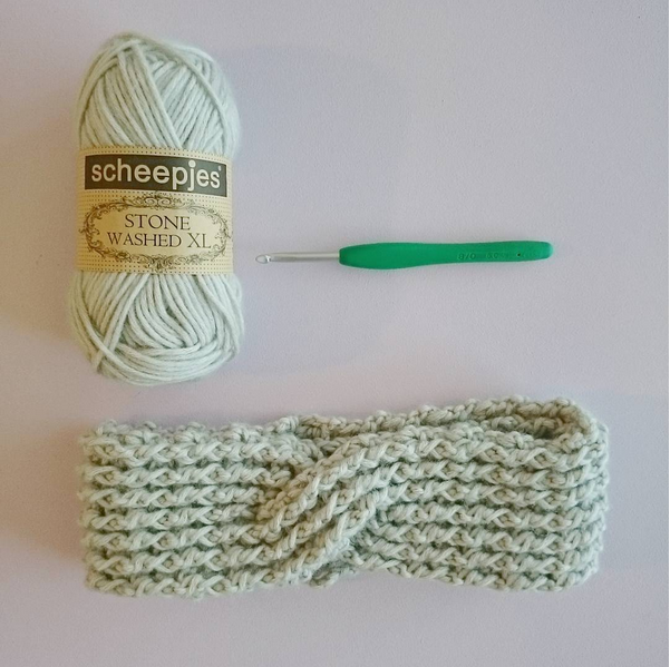 Crochet rib turban1