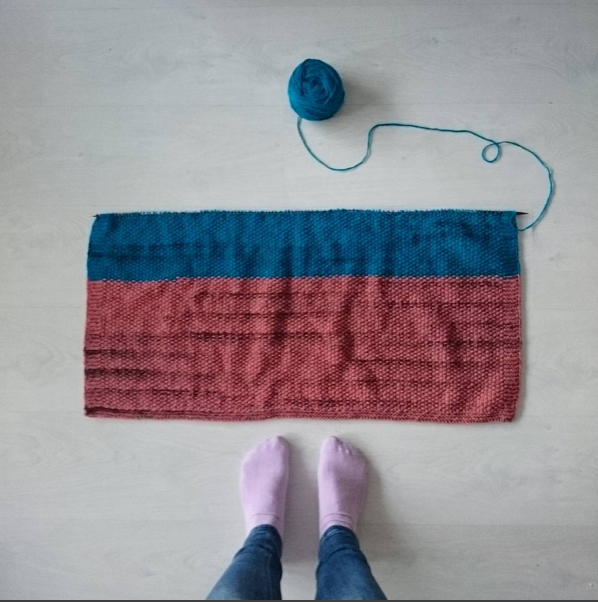 Knit blanket Crafty Queens 1