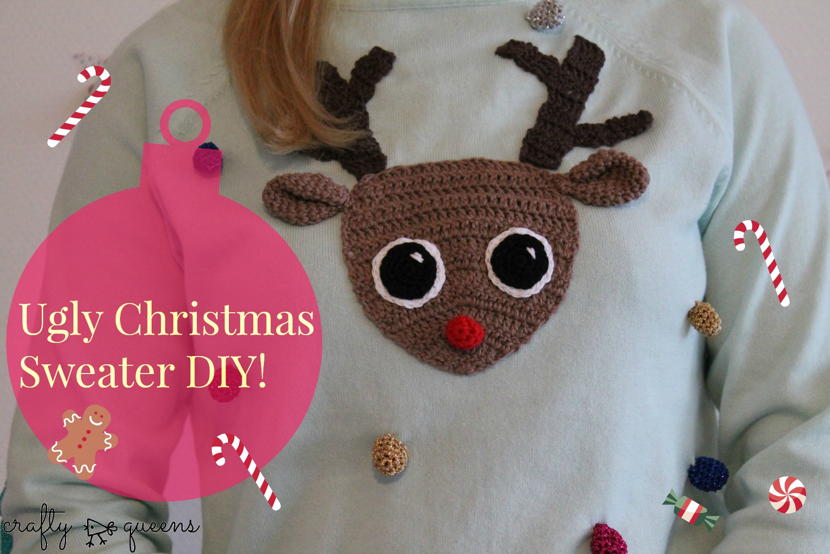 Ugly Christmas Sweater DIY Craftyqueens