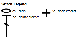 Stitch Legend ch-dc-sc