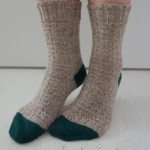 simple sock knitting pattern