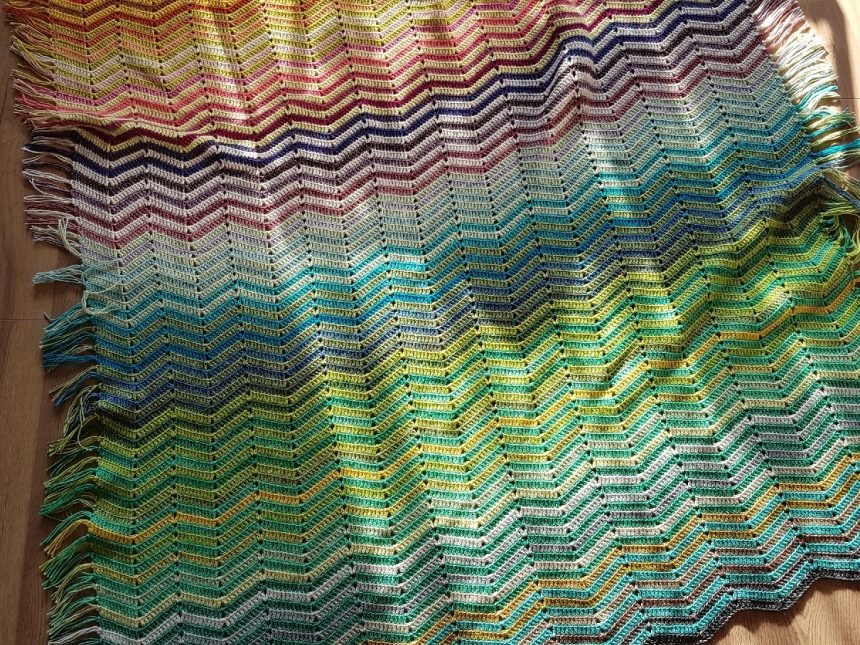 The Chevrainbow Blanket