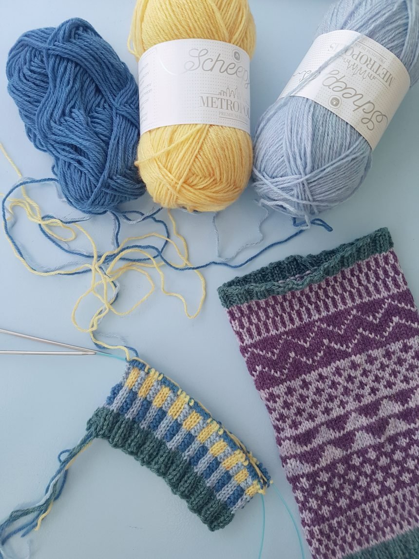 how to knit colourwork