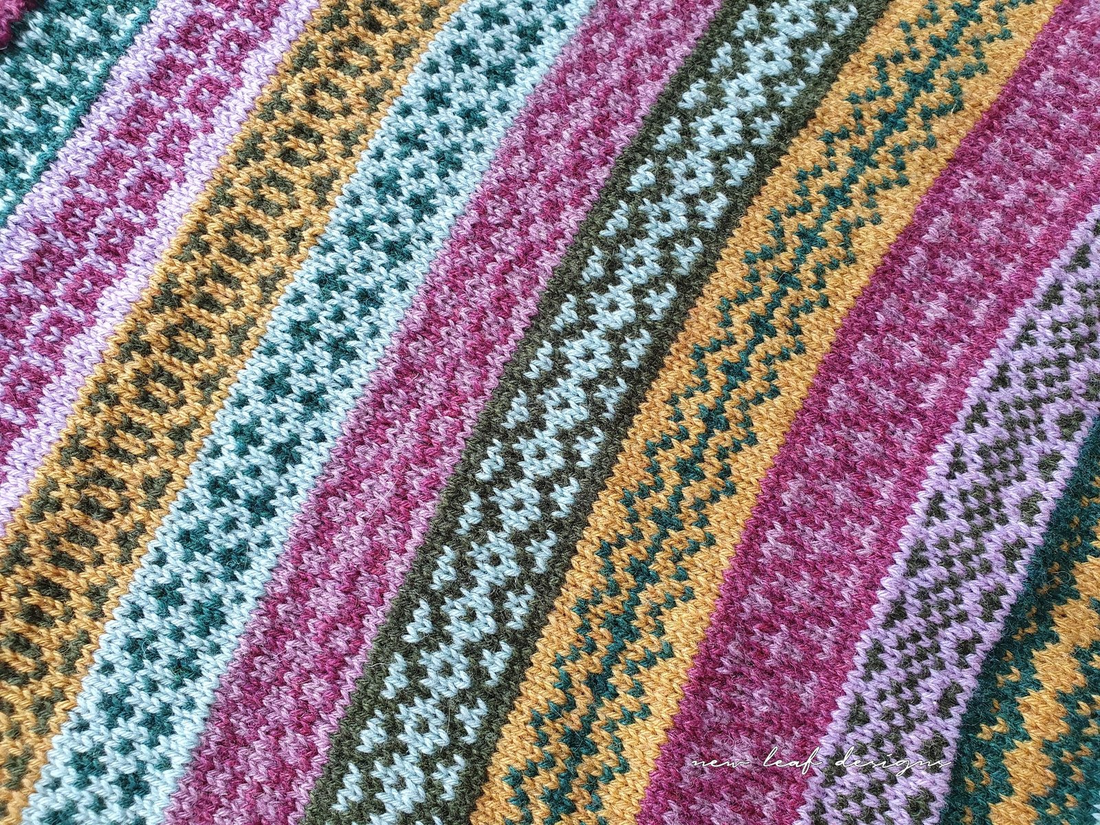 Adventures in colourwork knitting - New Leaf Designs