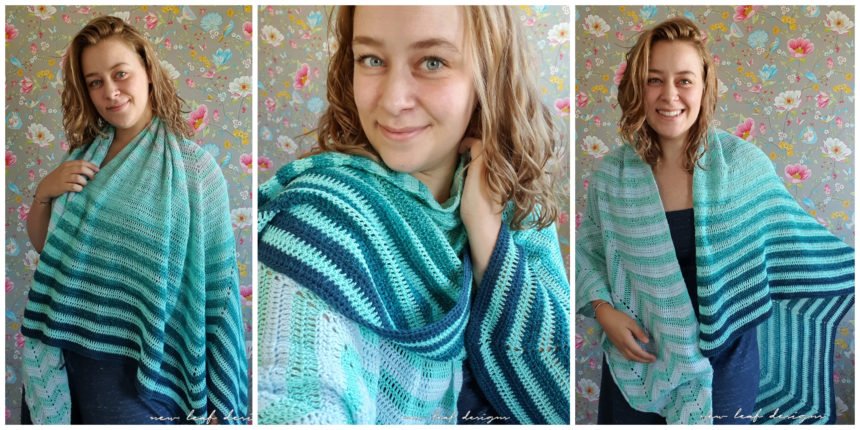 chevron boulevard shawl 