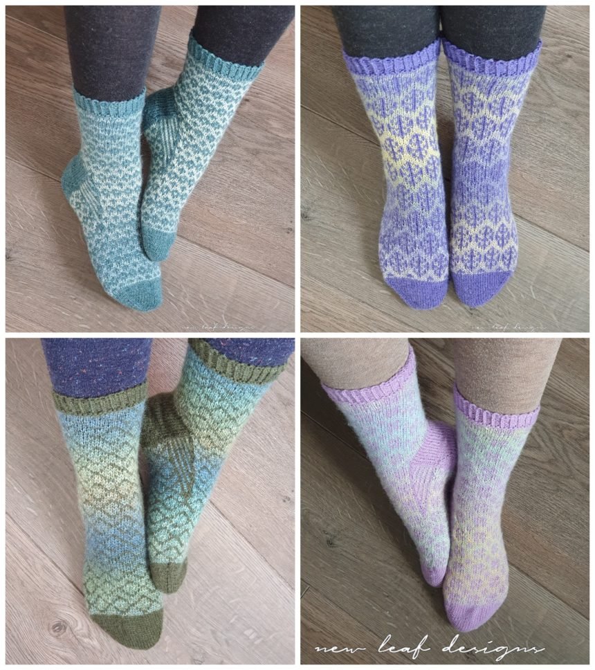 Leaf Collecting Leg Warmers Knitting Pattern now available! – out