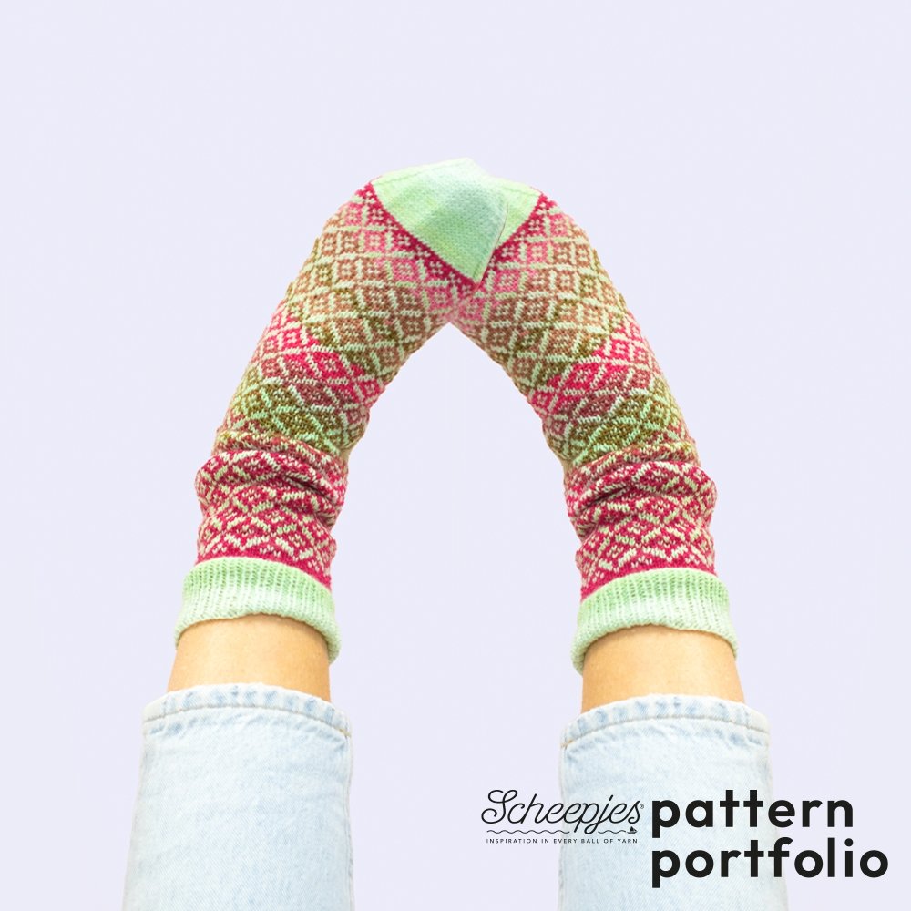 Scheepjes Pattern Portfolio Arcadia Sock Patterns - Image 5