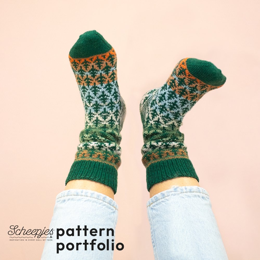 Scheepjes Pattern Portfolio Arcadia Sock Patterns - Image 8
