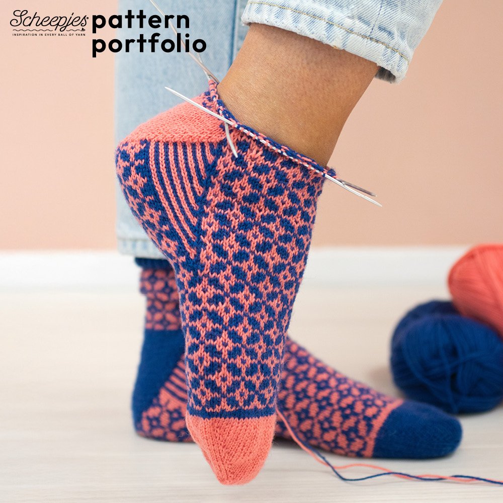 Scheepjes Pattern Portfolio Arcadia Sock Patterns - Image 9