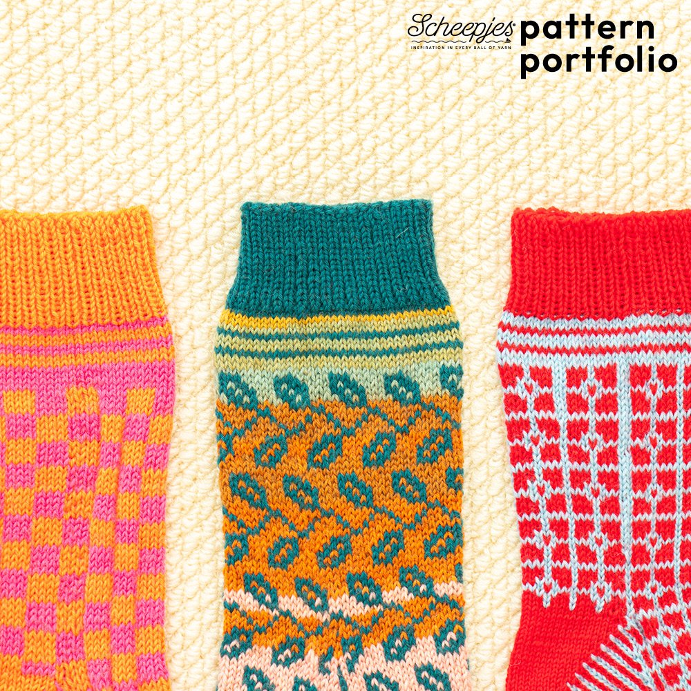 Scheepjes Pattern Portfolio Arcadia Sock Patterns - Image 3
